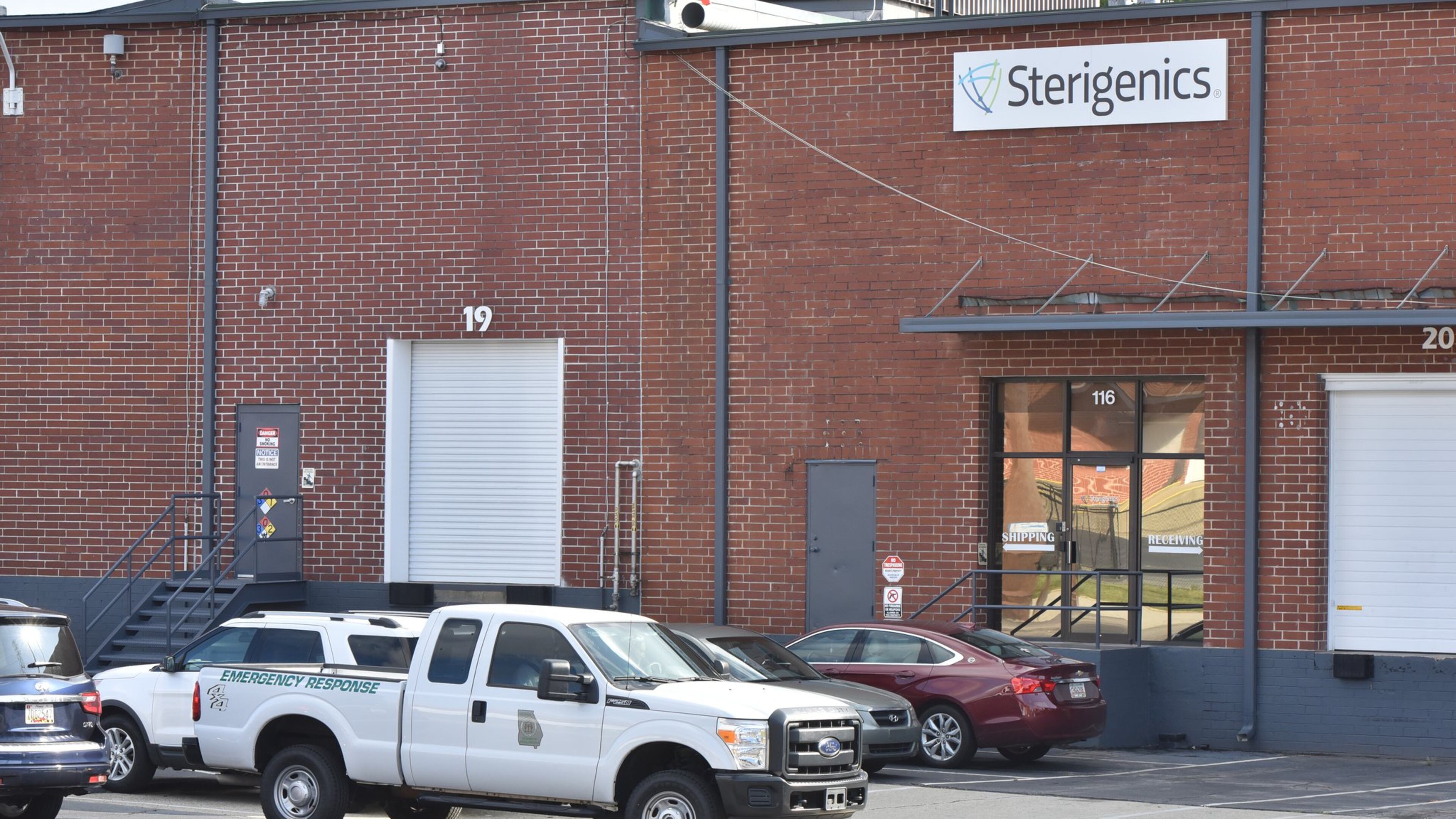 A Georgia Department of Natural Resources’ Environmental Protection Division truck outside the Sterigenics facility in Smyrna. President Trump has temporarily exempted medical facilities like Sterigenics, that use ethylene oxide, from tighter emission standards. (Hyosub Shin/AJC 2019)