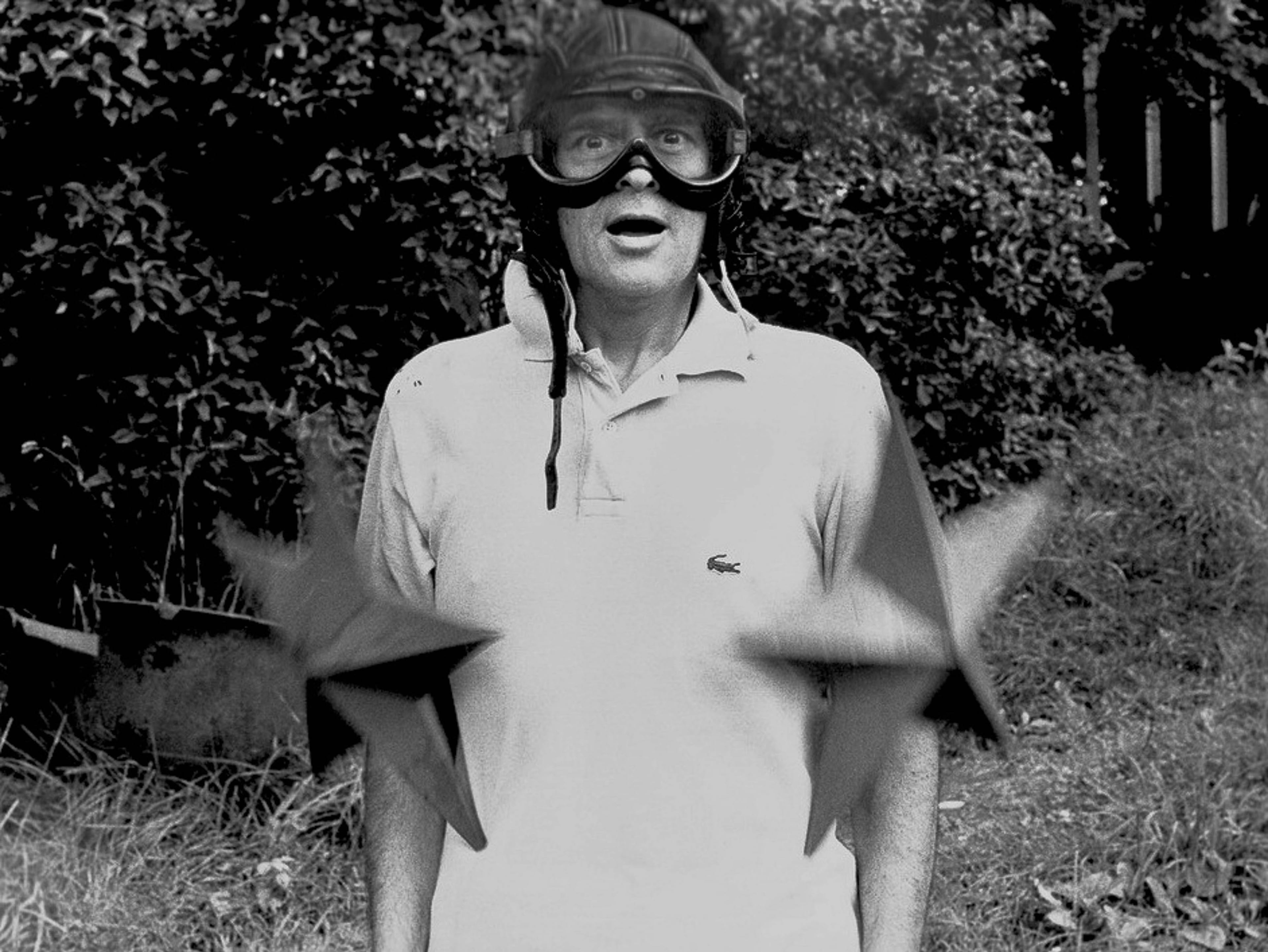 "You Can Trust Your Star," a portrait of Ralph Eugene Meatyard taken by his friend and fellow photographer and documentary filmmaker Guy Mendes. (Courtesy of Guy Mendes)