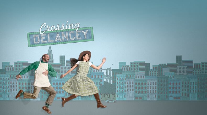 A love-struck star-crossed couple find each other in “Crossing Delancey,” to be performed by the Alliance Theatre Oct. 7-Nov. 18 at the Marcus Jewish Community Center of Atlanta. Because the Alliance will be temporarily out of its Woodruff Arts Center home during the 2017-2018 season, the 12 productions of the season will be in a variety of new locations, including the MJCCA in Dunwoody. CONTRIBUTED