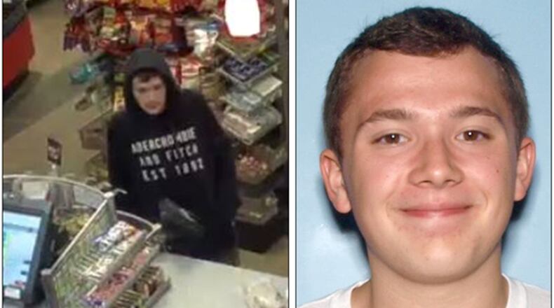 Cameron D'Angelo, 19, is wanted on two counts of aggravated assault and two counts of armed robbery.