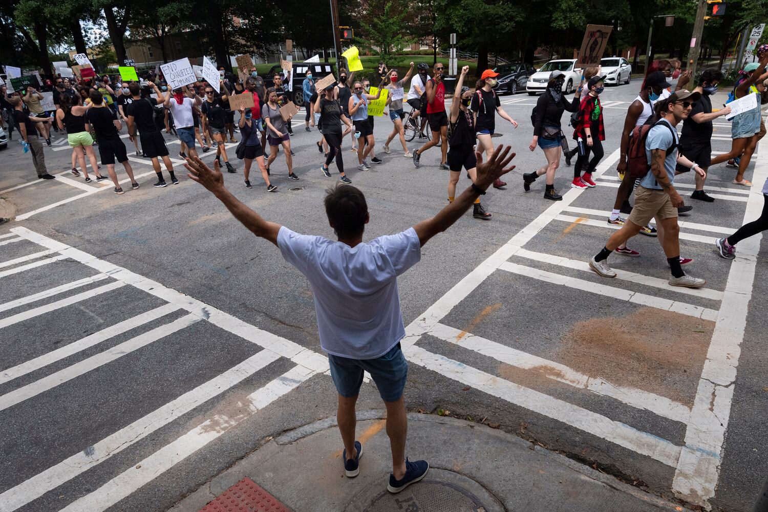 PHOTOS: 10th day of protests in Atlanta