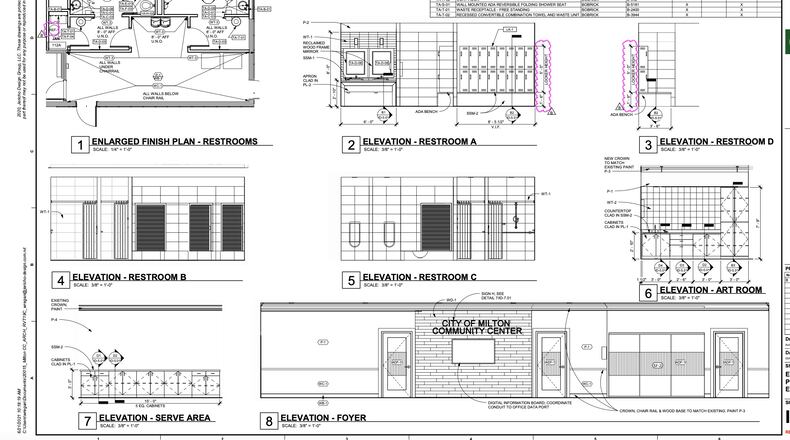 Milton recently approved a $849,844 construction services agreement for the renovation of the clubhouse at the former Milton Country Club. (Courtesy City of Milton)