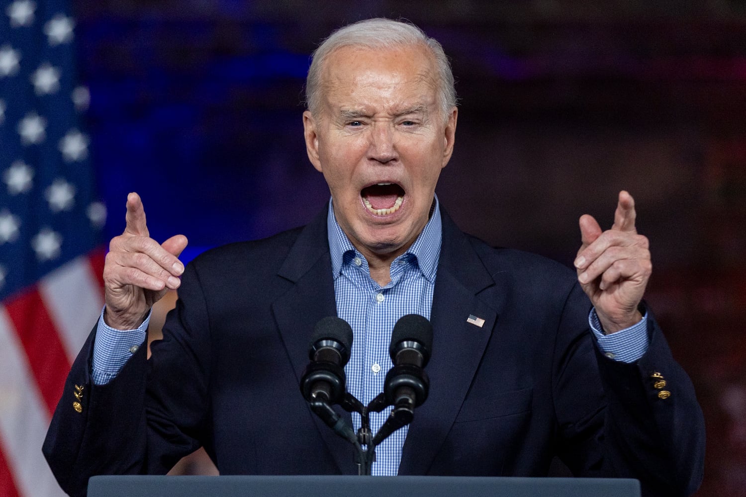 Biden and Trump rally in Georgia