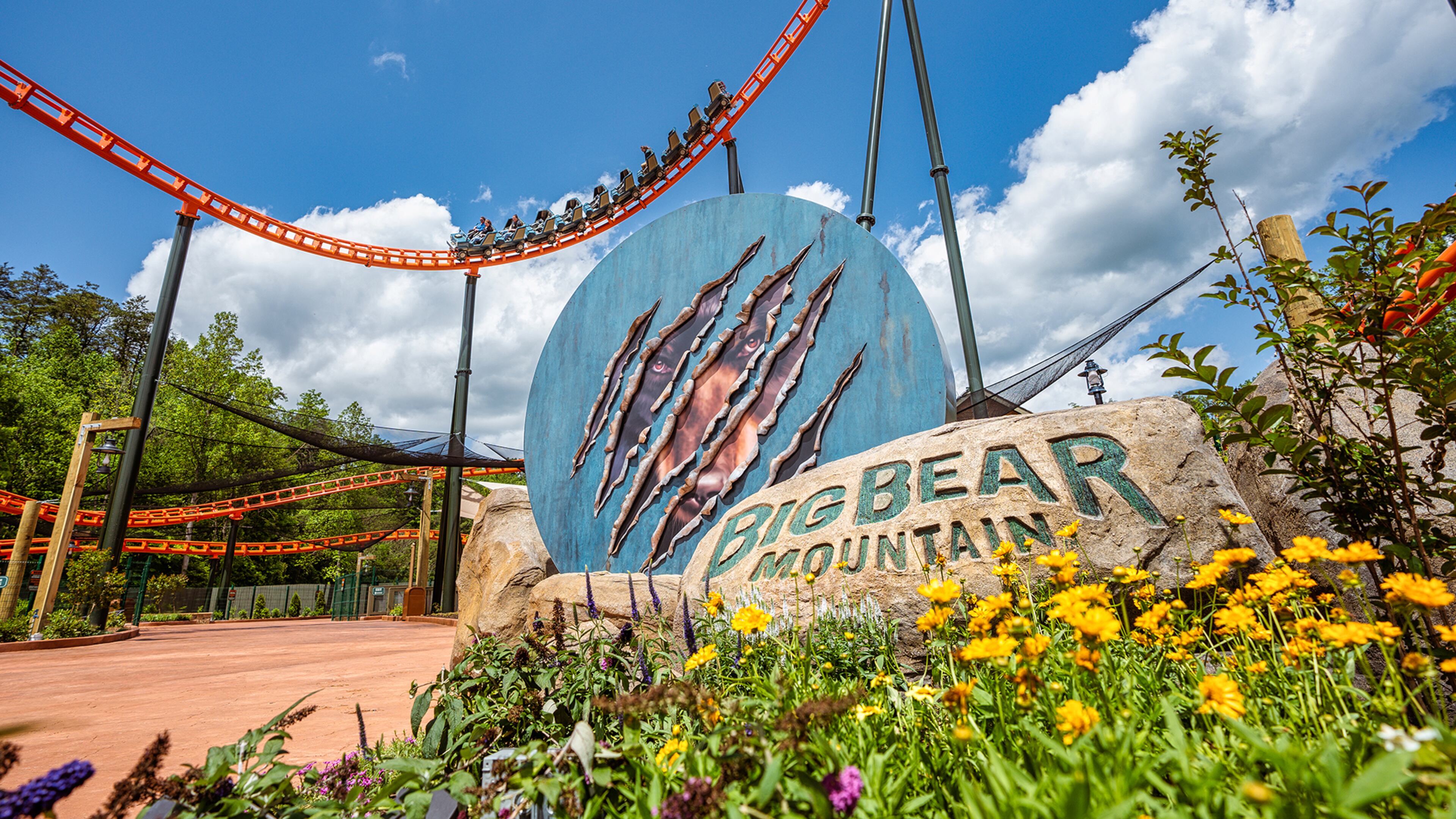 The newest Dollywood attraction is Big Bear Mountain, a roller coaster that zips along almost 4,000 feet of track.
(Courtesy of The Dollywood Co.)