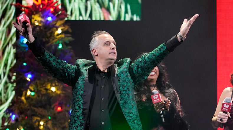 Joe Gatto (shown at the iHeartRadio Jingle Ball at New York's Madison Square Garden in December) says of his stand-up gigs, "I like making my show an event. I want them to have a good time and forget the craziness of the world.” (Photo by Charles Sykes/Invision/AP)
