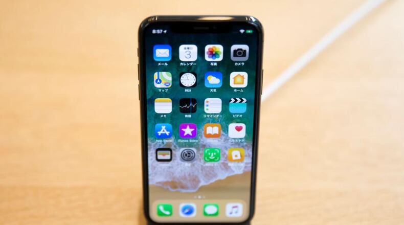 A woman in A Cleveland restroom swatted away an iPhone being used to record her.