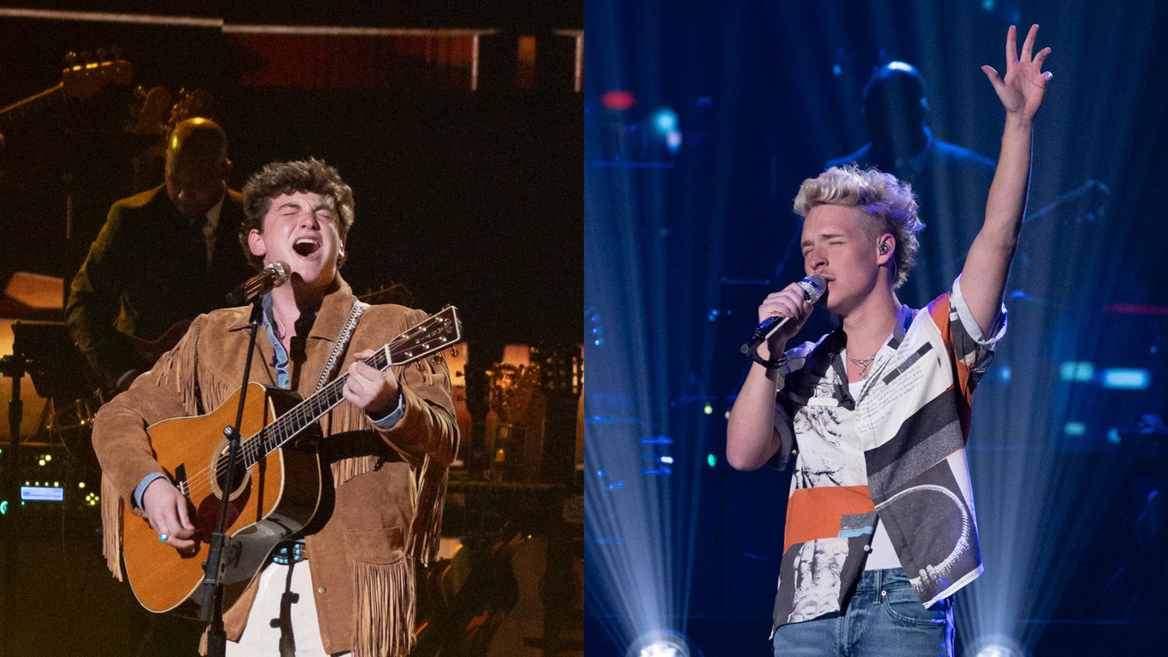 Slater Nalley (left), an Atlantan who attends Lovett School, and Baylee Littrell of Alpharetta made the top 20 on "American Idol" season 23. ABC