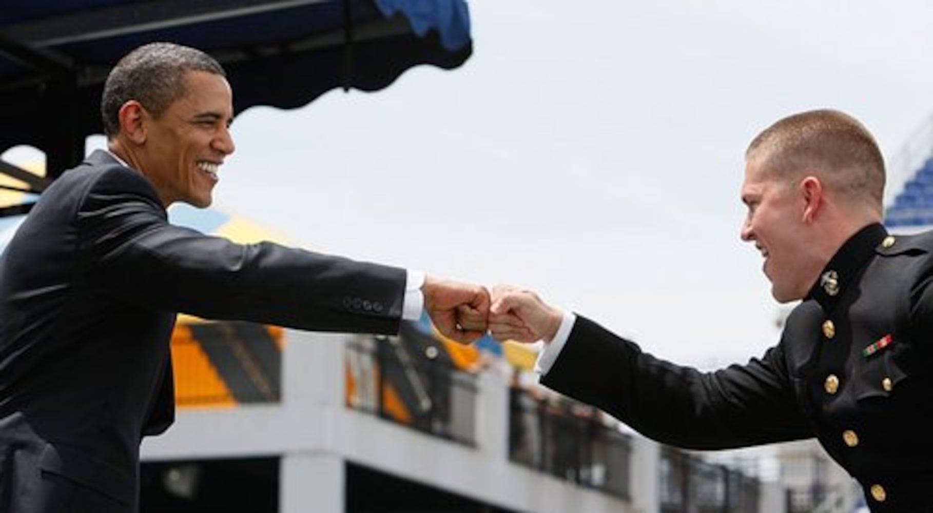 Obama at U.S. Naval Academy graduation