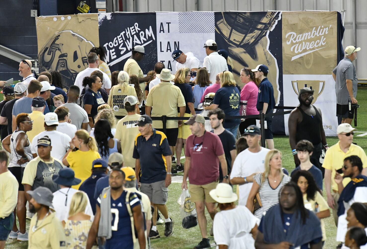 Georgia Tech fan day photo