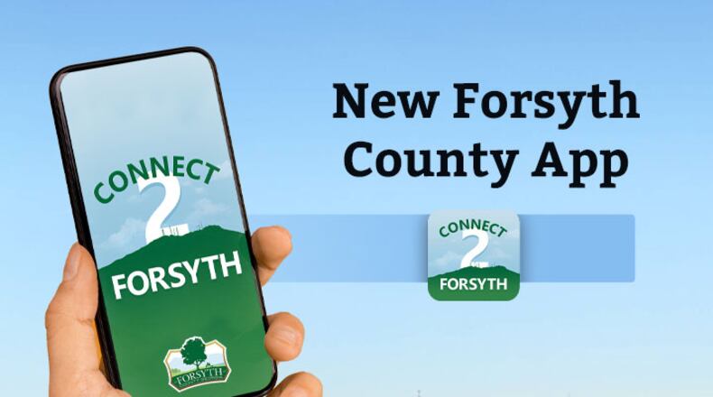 The official Forsyth County government mobile app is now available for IOS and Android devices. CONTRIBUTED
