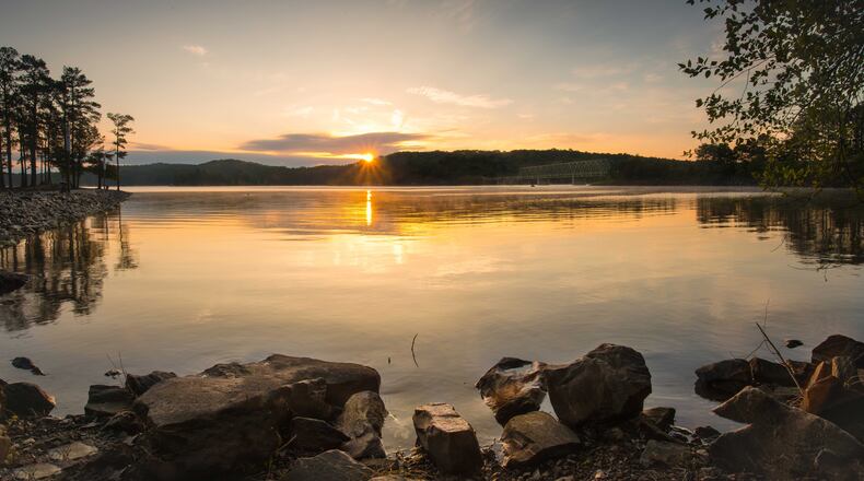 A man drowned in Lake Allatoona on Sunday, officials said.