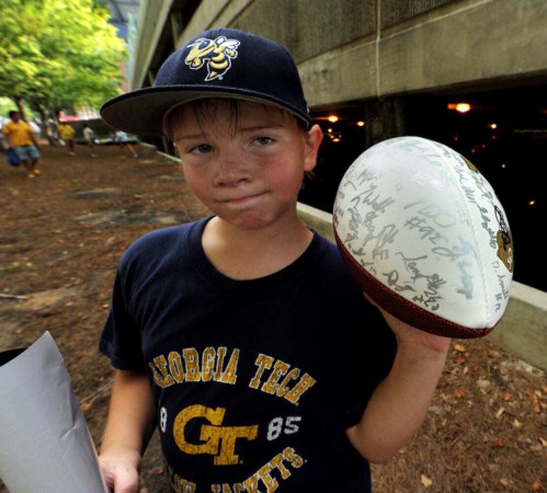Georgia Tech football fan day