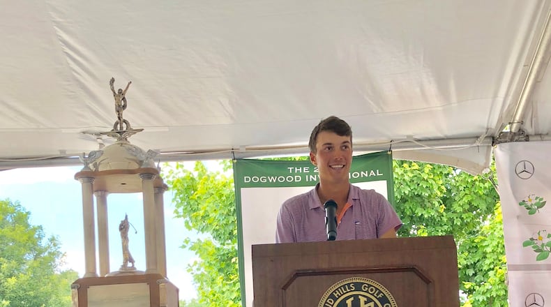 Ashton Poole claimed victory at the 2018 Dogwood Invitational. The University of Virginia junior shot 22 under par after four rounds.