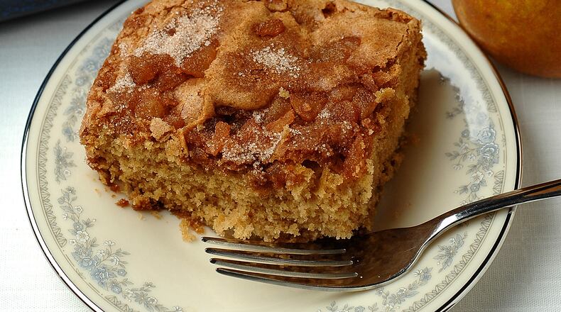 070618 Atlanta, GA: Pear ginger coffee cake. (CHRIS HUNT/STAFF)