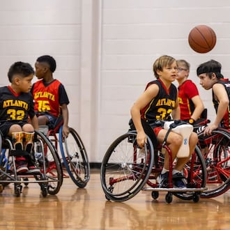 BlazeSports, the nonprofit adaptive sports program based in Norcross, focuses on active play and healthy eating for children with disabilities. (Courtesy of BlazeSports)