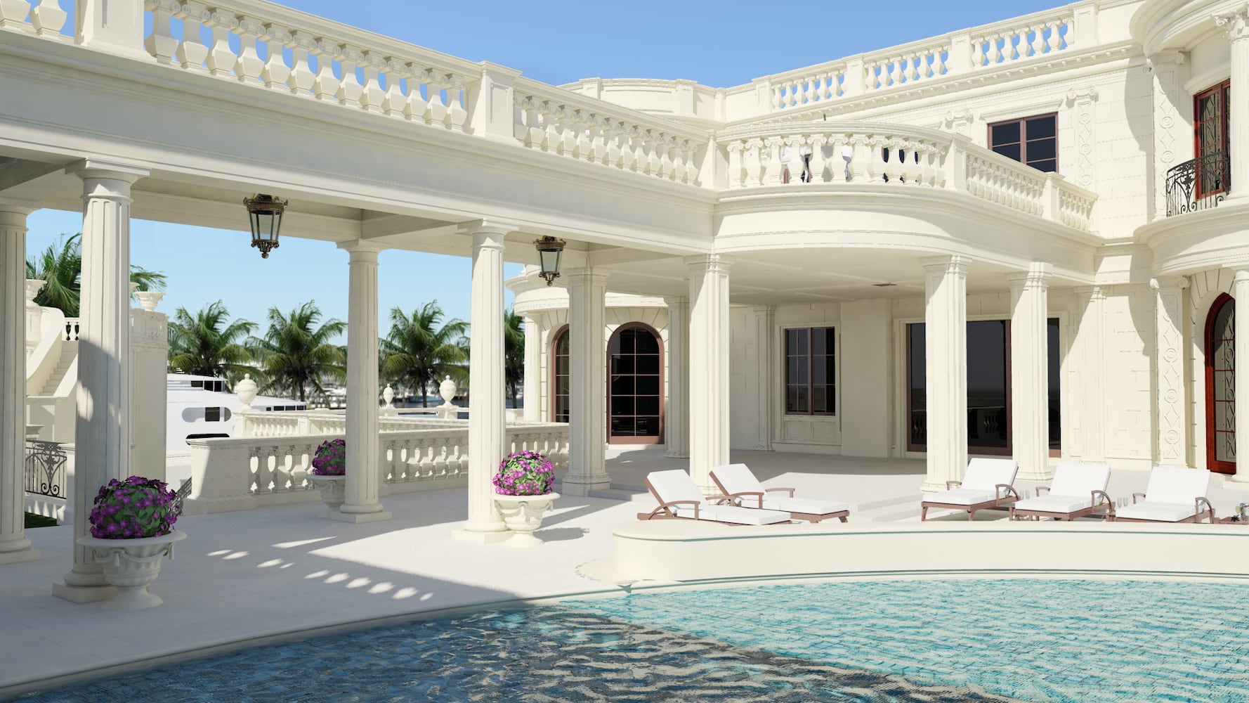 Pool area