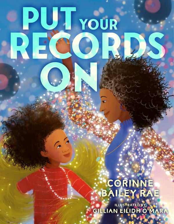 Cover art for singer Corinne Bailey Rae's debut children's book, "Put Your Records On." (Courtesy of Penguin Kids)