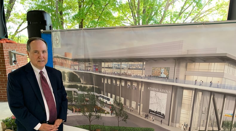 Paul Cramer, president and CEO of the Classic Center, shepherded the $130 million arena project, which is set to open in the fall of 2023.