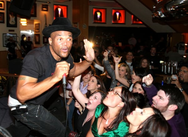 Darryl "DMC" McDaniels of Run-DMC performs at the Hard Rock Hollywood during its "March on Stage" benefit for the Musicians On Call charity. (Rene Macura/ Hard Rock Cafe/AP)