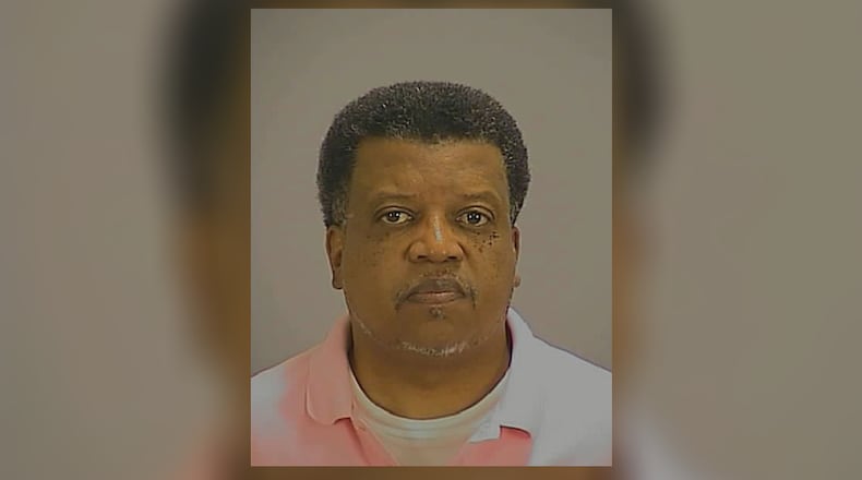 William Lamar Griffin, seen in this undated mug shot, is accused of dragging his girlfriend by her hair and pistol-whipping her.