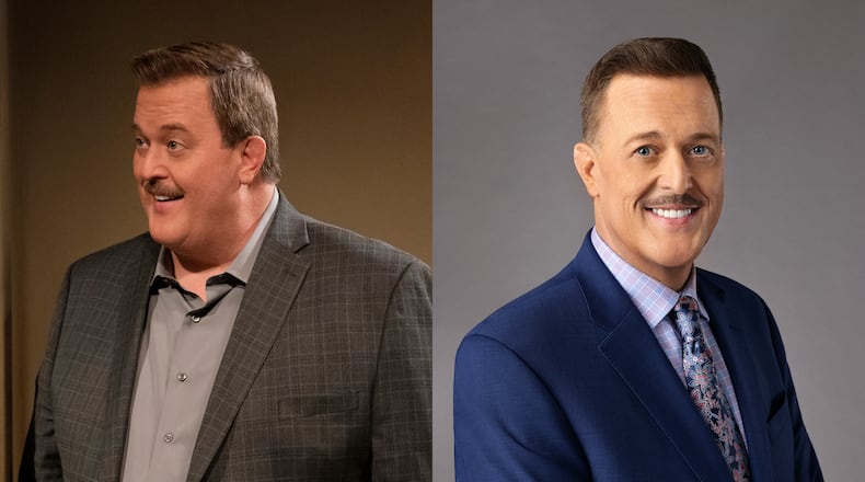 Billy Gardell in 2019 and Billy Gardell in 2024 three years after bariatric surgery. CBS