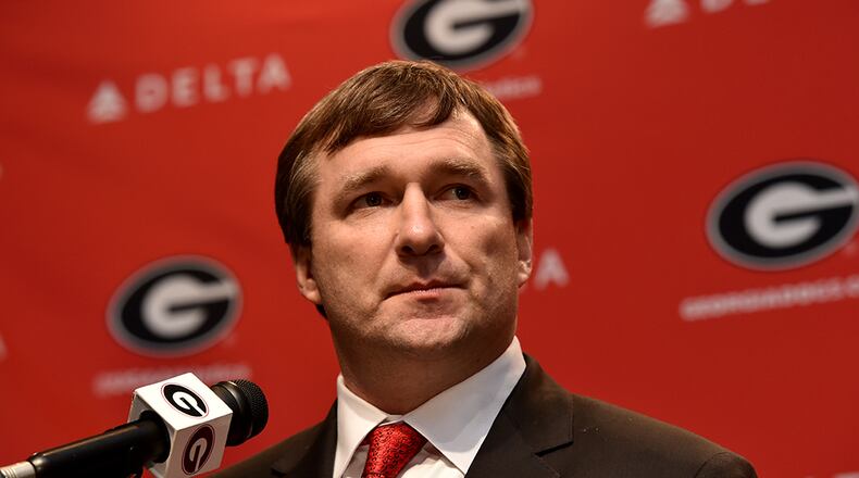 New Georgia head coach Kirby Smart also played football in Athens.