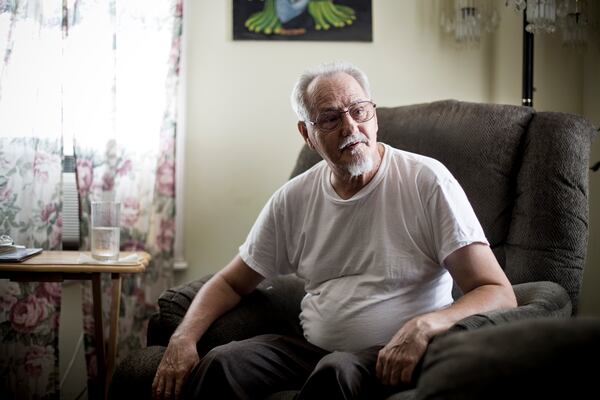 Ronnie Edwards in his Cabbagetown home in 2009. (Courtesy of Dane Sponberg)