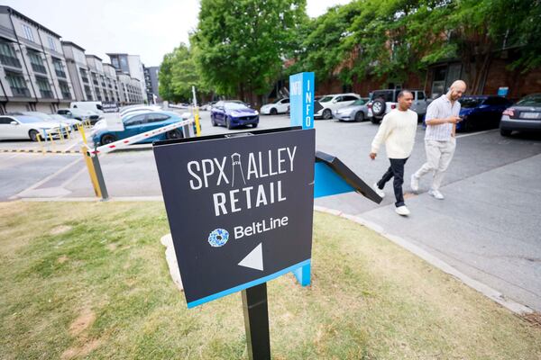 Paid parking has proliferated around the Atlanta Beltline. (Miguel Martinez/AJC)