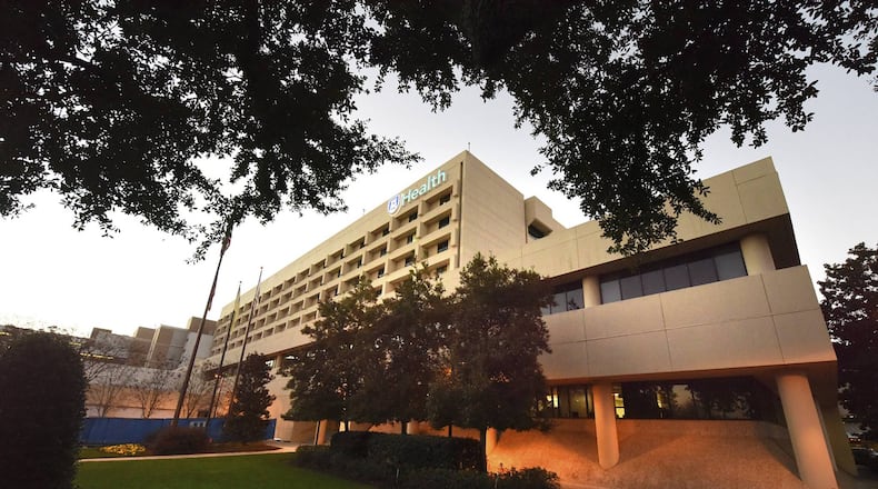 Augusta University's flagship hospital, Augusta University Medical Center, is shown in this photo provided by the university. (Courtesy of Augusta University)