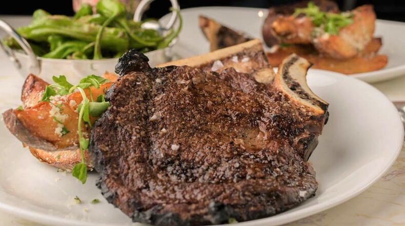Why settle for a hot dog when you can get a 16-ounce Cowboy Rib-eye at CMX CinéBistro Peachtree Corners? CONTRIBUTED BY CMX CINÉBISTRO / ROCA PHOTO
