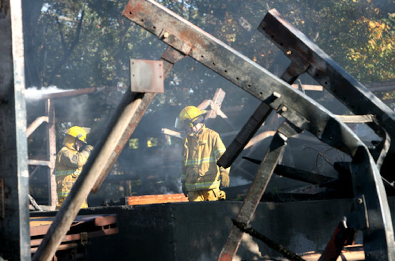 Fire consumes Norcross lumberyard