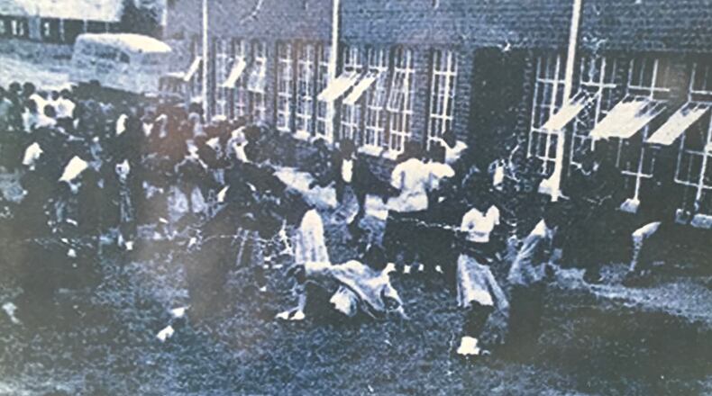 A historic photo of Lawrenceville's segregation-era Hooper Renwick School.