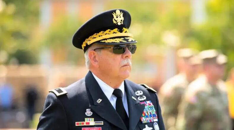 Mark Gelhardt headed Georgia’s volunteer State Defense Force. He resigned in June, shortly after appearing in "FreakyT," a video with hip-hop artists TiaCorine and Latto.