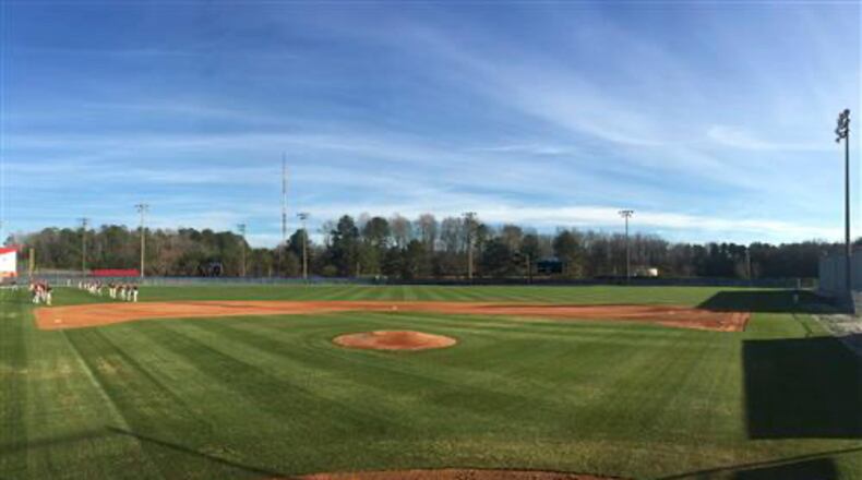 Sandy Creek High School is getting a new concession stand at its baseball field. Courtesy FCBOE