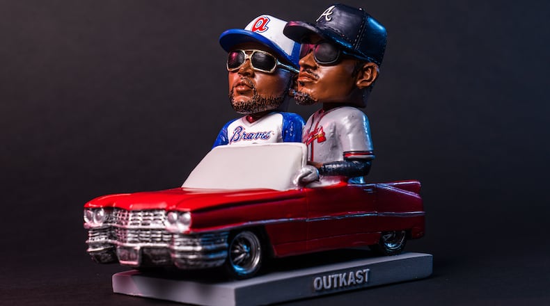The Braves will hold another Outkast bobblehead giveaway on Aug. 6.