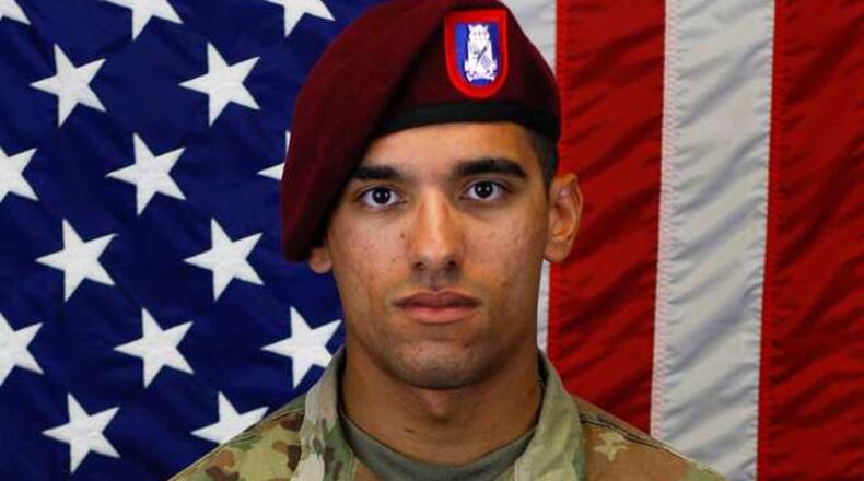 A Fort Bragg paratrooper with the 82nd Airborne Division who died during an airborne training in Georgia on Wednesday has been identified, officials said.