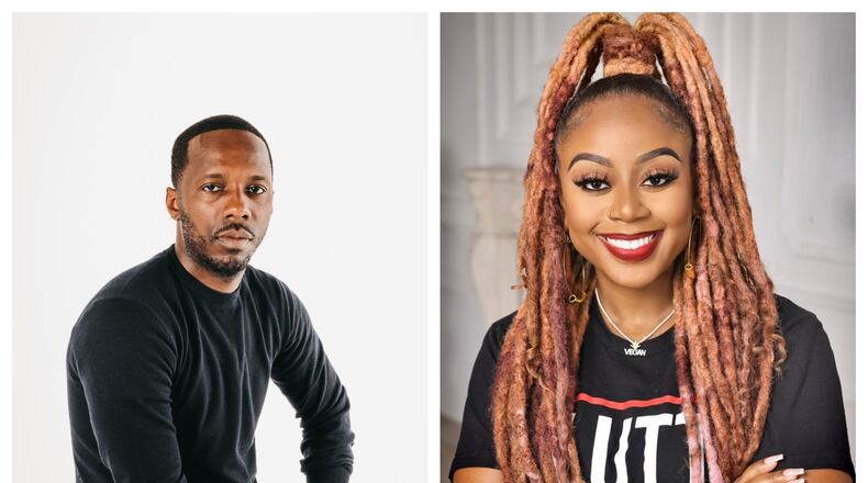Sports agent Rich Paul and restaurateur Pinky Cole are among those who will speak at a conference for creators held in Atlanta Saturday, Oct. 14. Photos: UTA