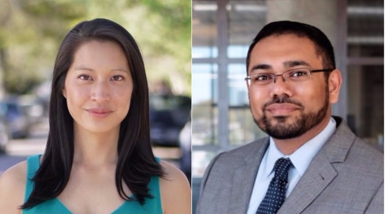 Bee Nguyen and Sachin Varghese will compete in a runoff for state House District 89 on Dec. 5, 2017.