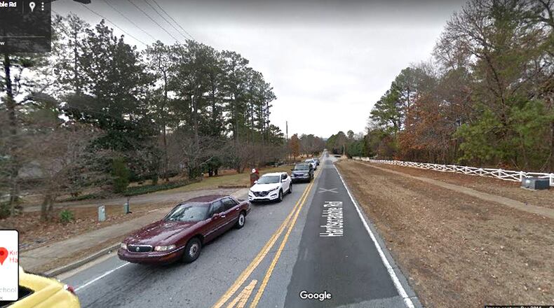 A new, multi-use trail along Hardscrabble Road, between King Road and Whittingham Place, will be designed by Roswell’s on-call engineering consultant. GOOGLE MAPS