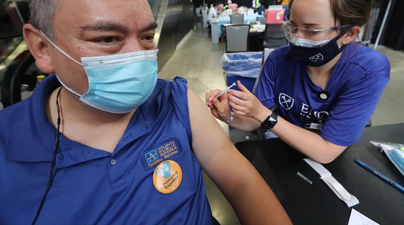 Atlanta Public Schools will host COVID-19 vaccination events at four sites Saturday. Curtis Compton/AJC FILE PHOTO