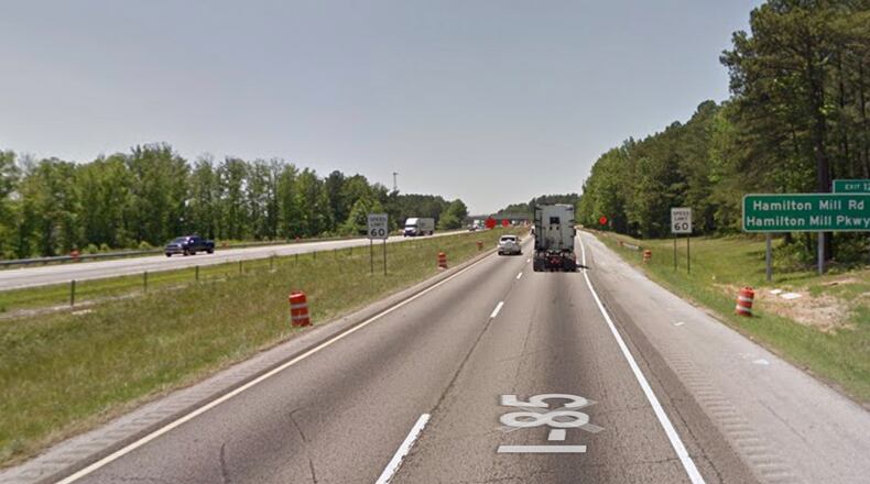 Lane closures will continue between Hamilton Mill Road in Gwinnett and State Route 211 in Barrow for the I-85 widening project.