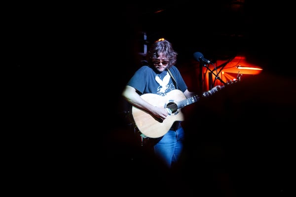 Carter Lloyd Horne performs during the Roadhand Roundup show at 529 in Atlanta on Wednesday, July 15, 2026. Roadhand Roundup is a monthly series that began last month to help build Atlanta's country music infrastructure. (Abbey Cutrer/AJC)