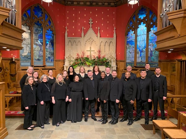 Coro Vocati performs a holiday concert Dec. 14 at All Saints’ Episcopal Church. (Courtesy of Coro Vocati)