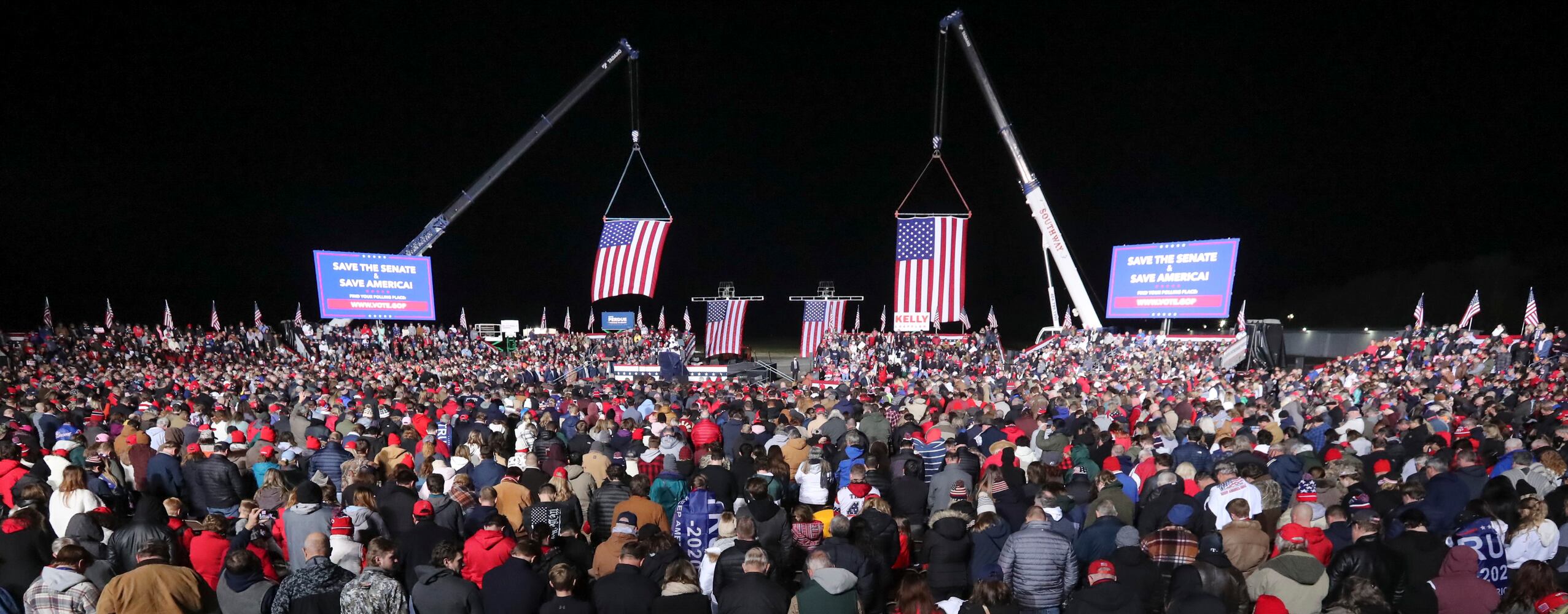 Trump campaigns
