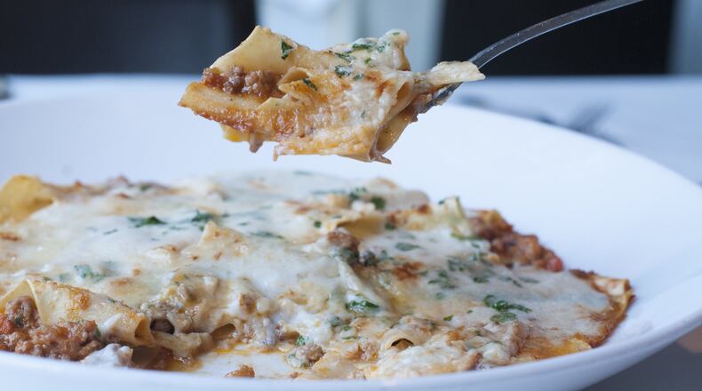 Nutmeg gives the white sauce its soul in the lasagnette alla bolognese at Sotto Sotto. (Alarcon Design)