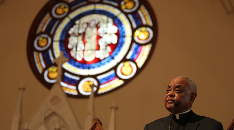 Atlanta Archbishop Wilton D. Gregory is reportedly accepting the job to lead the Archdiocese of Washington. AJC FILE PHOTO