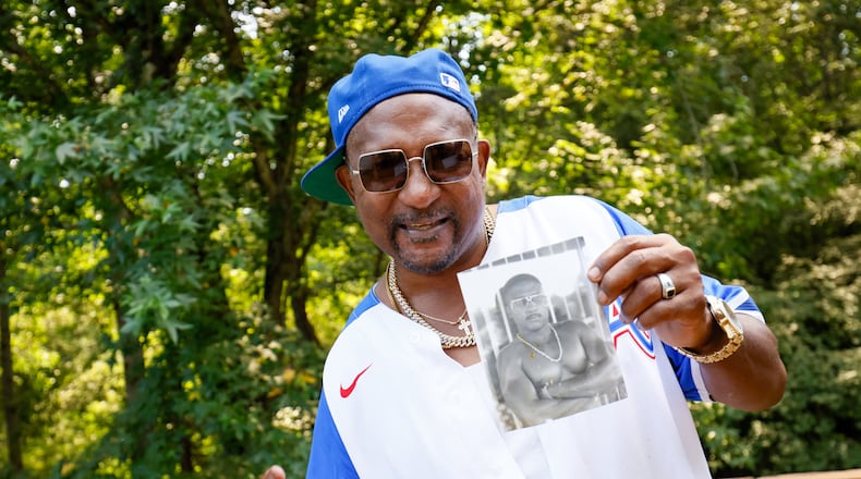 Edwin Lyons, known professionally as “MoJo” at his home. Lyons is credited as the first Atlanta rapper with his 1982 record “Battmann, Let Mojo Handle It.” (Ryon Horne / Ryon.Horne@ajc.com)