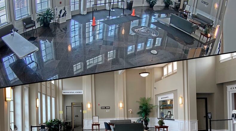 The Duluth Police Department lobby in the city’s Public Safety Center, 3276 Buford Highway, is now open 24 hours a day, seven days a week for the public’s convenience.  (Courtesy Duluth Police Department)