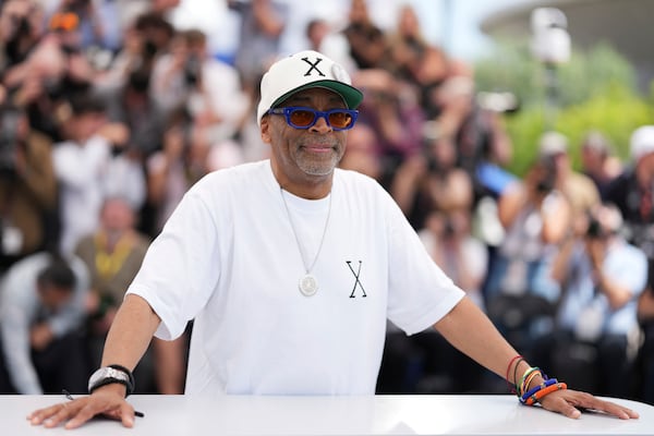 Director Spike Lee poses for photographers at the photo call for the film 'Highest 2 Lowest' at the 78th international film festival, Cannes, southern France, Monday, May 19, 2025. (Photo by Lewis Joly/Invision/AP)