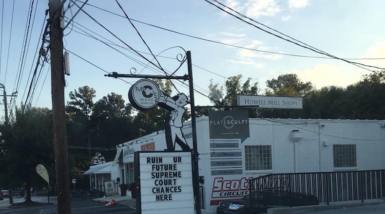 The sign in front of Mr C’s Bar & Grill on Sept. 20, 2018.